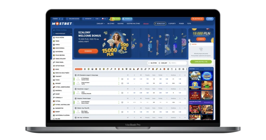 Mostbet Polska – platforma zakładów sportowych online
